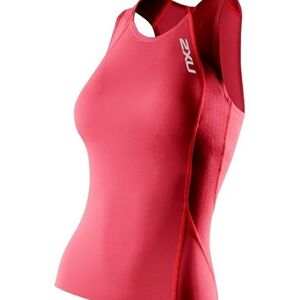 2XU Women's Bright Red Athletic Tank